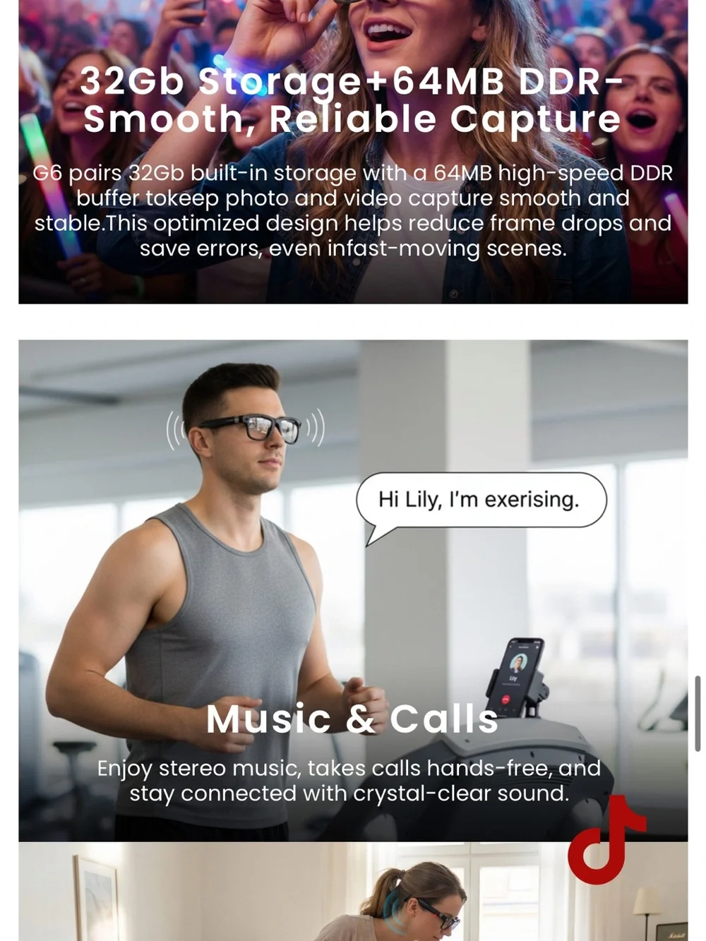 Smart Glasses - Black
